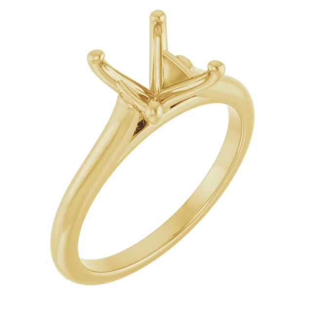 14 Bridge Solitaire Engagement Ring Mounting