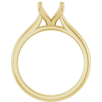 14 Bridge Solitaire Engagement Ring Mounting