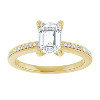 14K 1 CTW Lab-Grown Diamond Engagement Ring