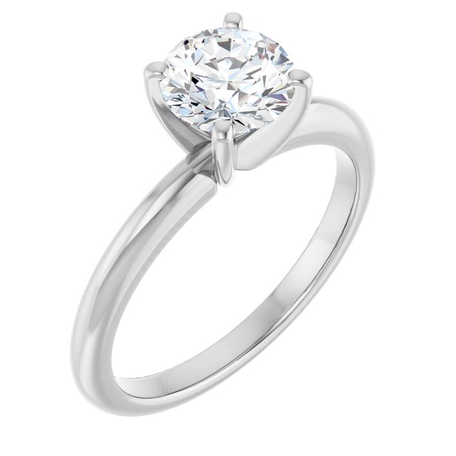 14K Yellow 1 CTW Lab-Grown Diamond Engagement Ring