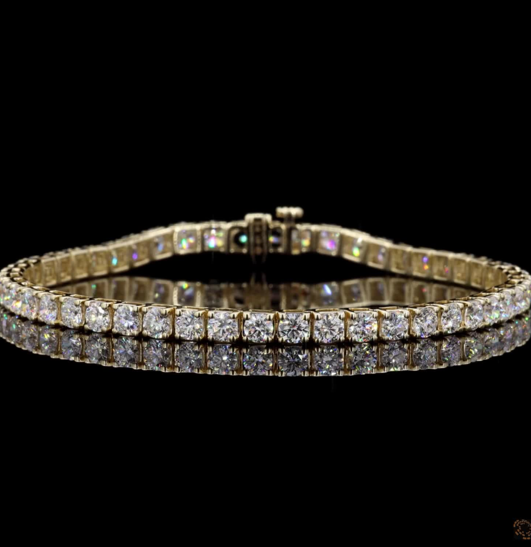 7 Ct Diamond Bracelet 14K