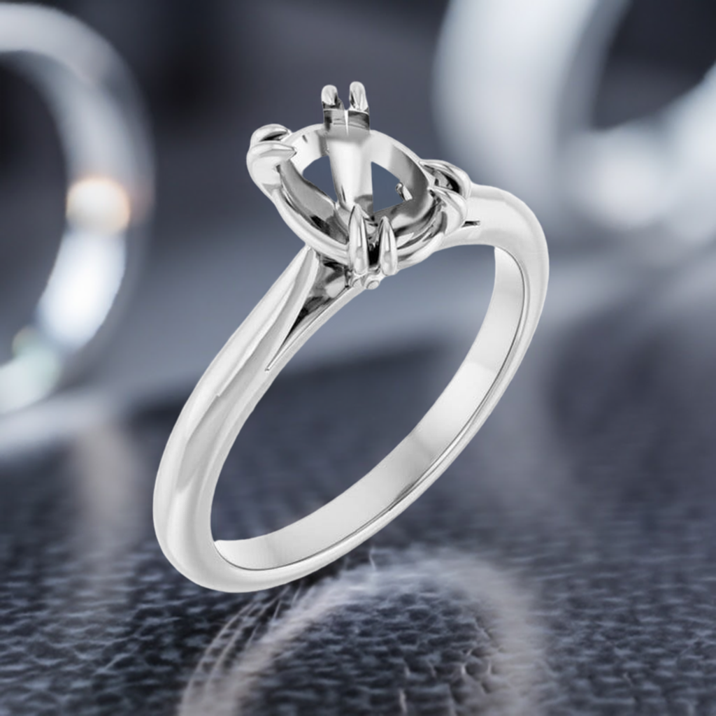 Platinum Engagement Ring Mounting