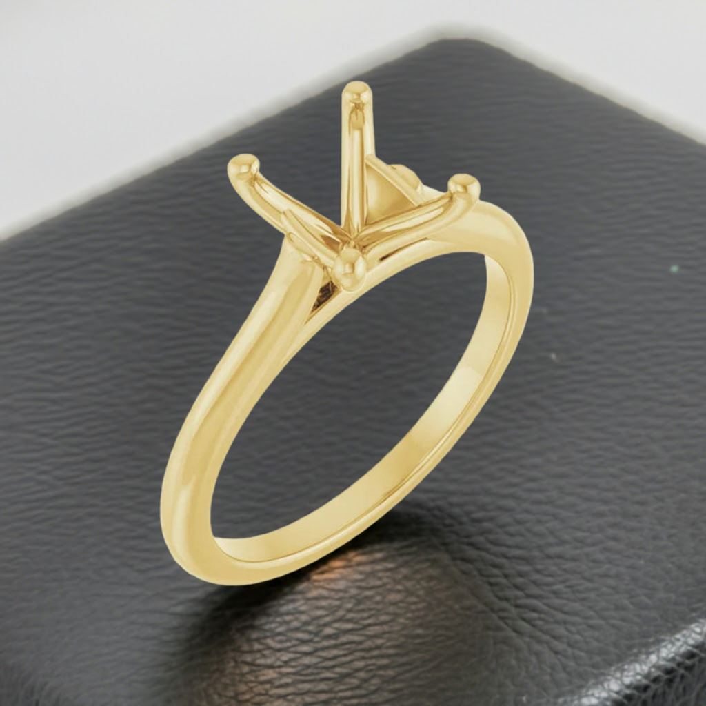 14 Bridge Solitaire Engagement Ring Mounting