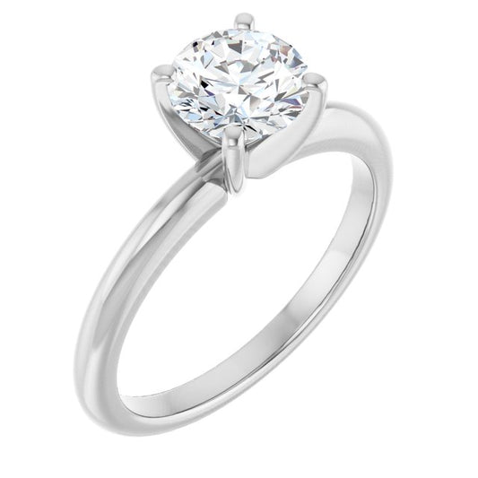 14K Yellow 1 CTW Lab-Grown Diamond Engagement Ring
