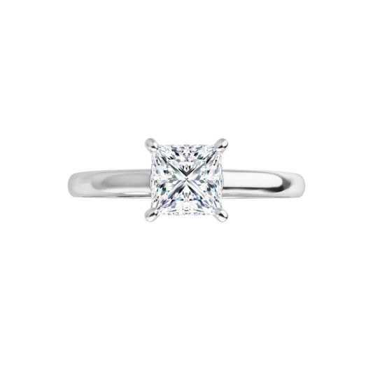 Platinum Solitaire Engagement Ring Mounting